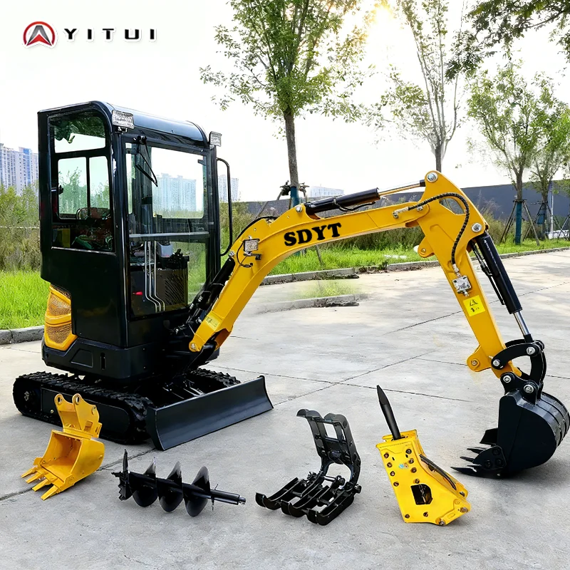 

Новая модель мини-экскаватора 1200 кг, микро-экскаватор с двигателем Kubota Euro 5, с ковшом и навесным оборудованием для сада и фермы, на заказ