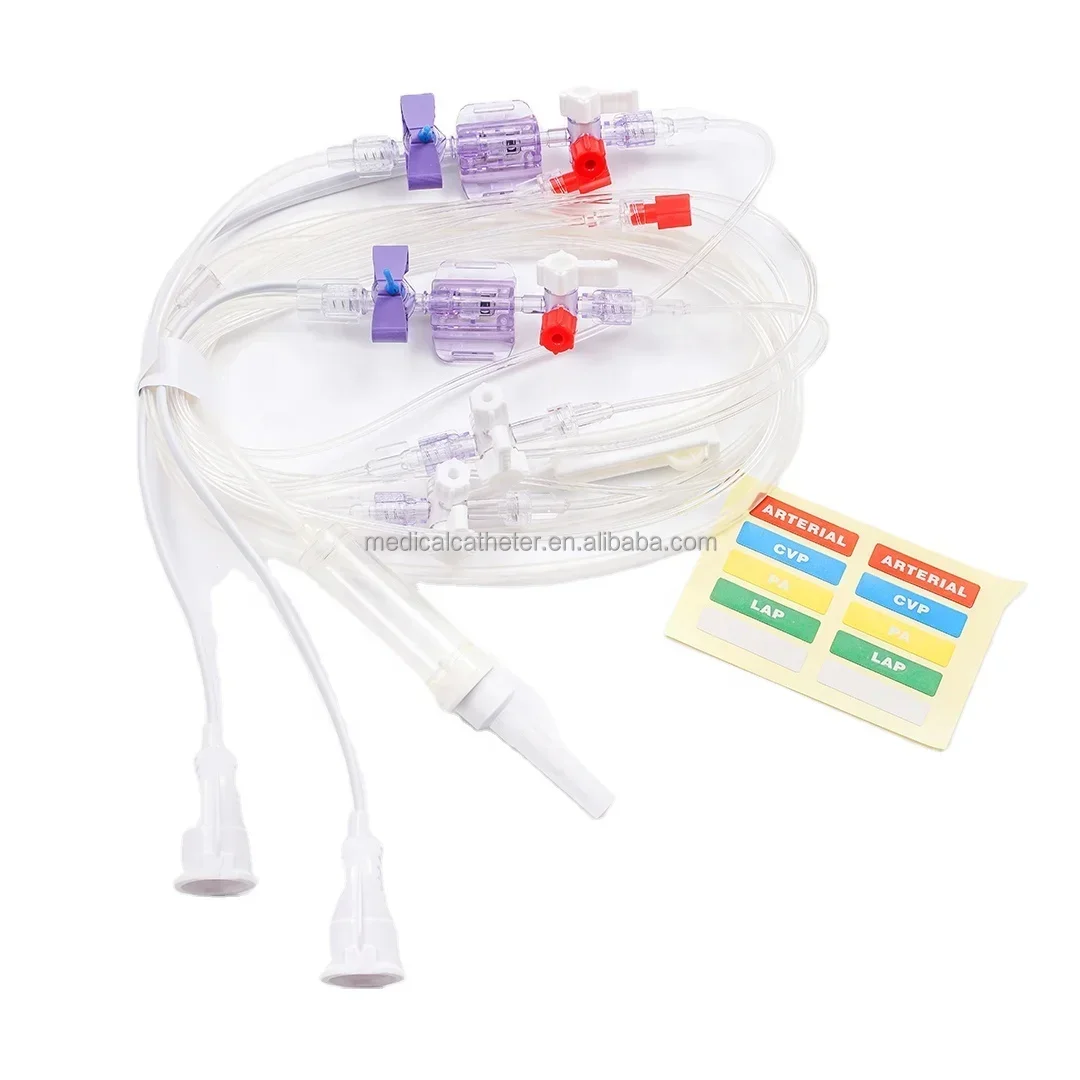 Disposable ABLE  invasive  blood pressure transducer  IBP  central venous