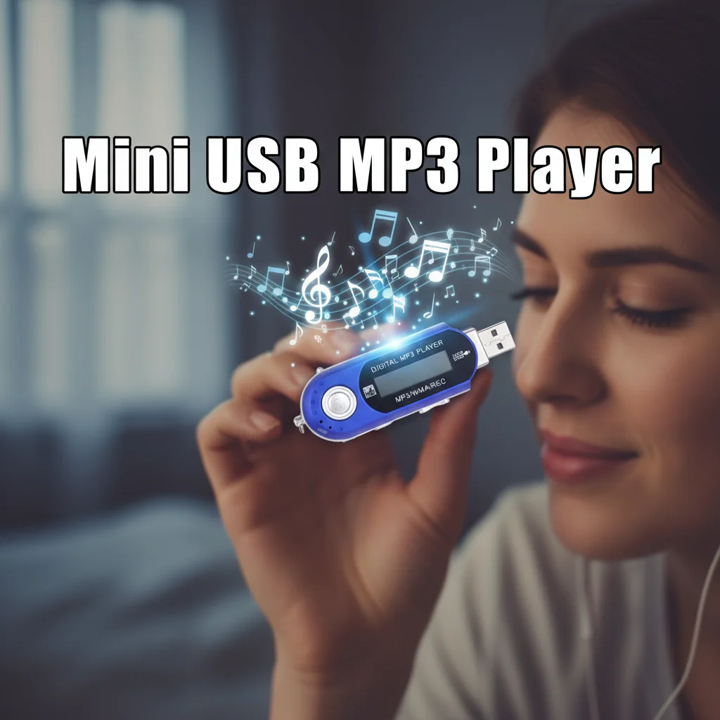 Mini lecteur MP3 USB Portable, lecteur de musique, écran LCD numérique, stockage TF 32 go, Radio FM, lecteur de musique MP3 multifonction, clé USB