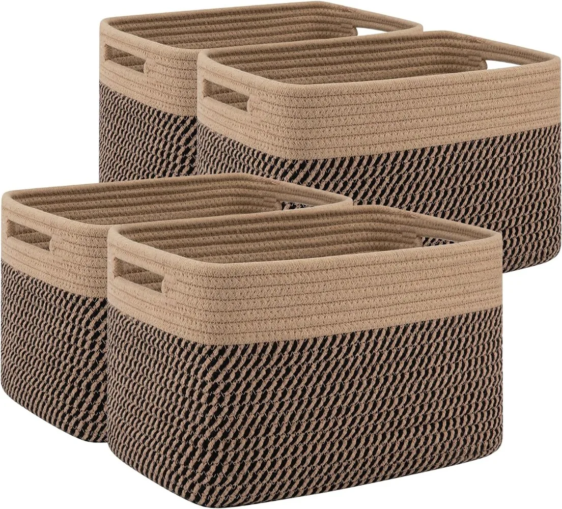 

4-pack Shelf Baskets for Home Organization