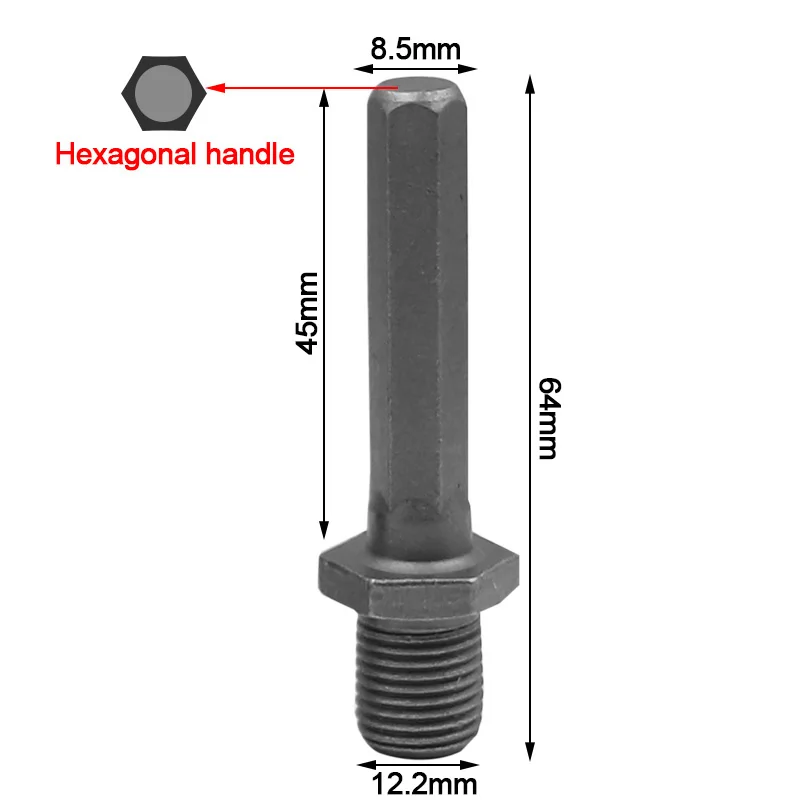 Water Drill Extension Rod Split Electric Hammer Conversion Joint Connecting Rod Sleeve Hex Shank Drill Bit Chuck Adapter