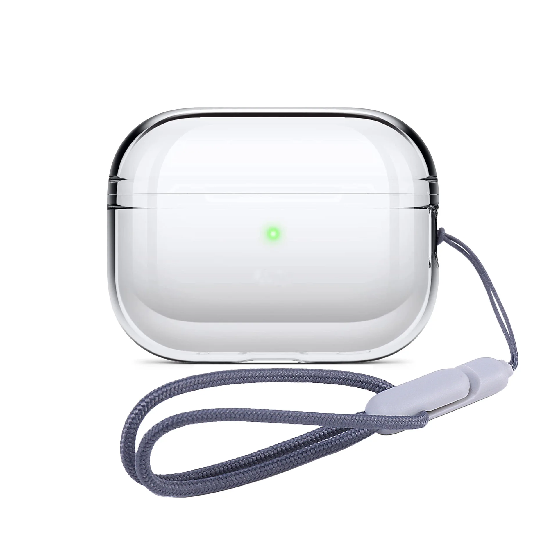 Suitable for airpods pro2 protective case TPU Apple Bluetooth headset condase lanyard protective case set image 5