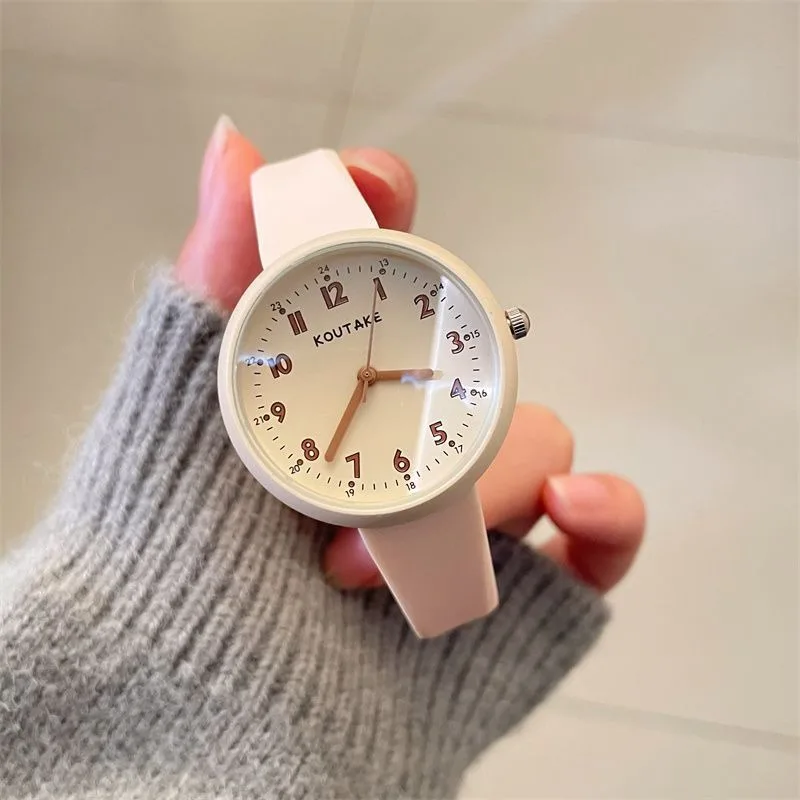 

Женские часы в стиле Campus Wind для учащихся средней школы, простые кварцевые часы