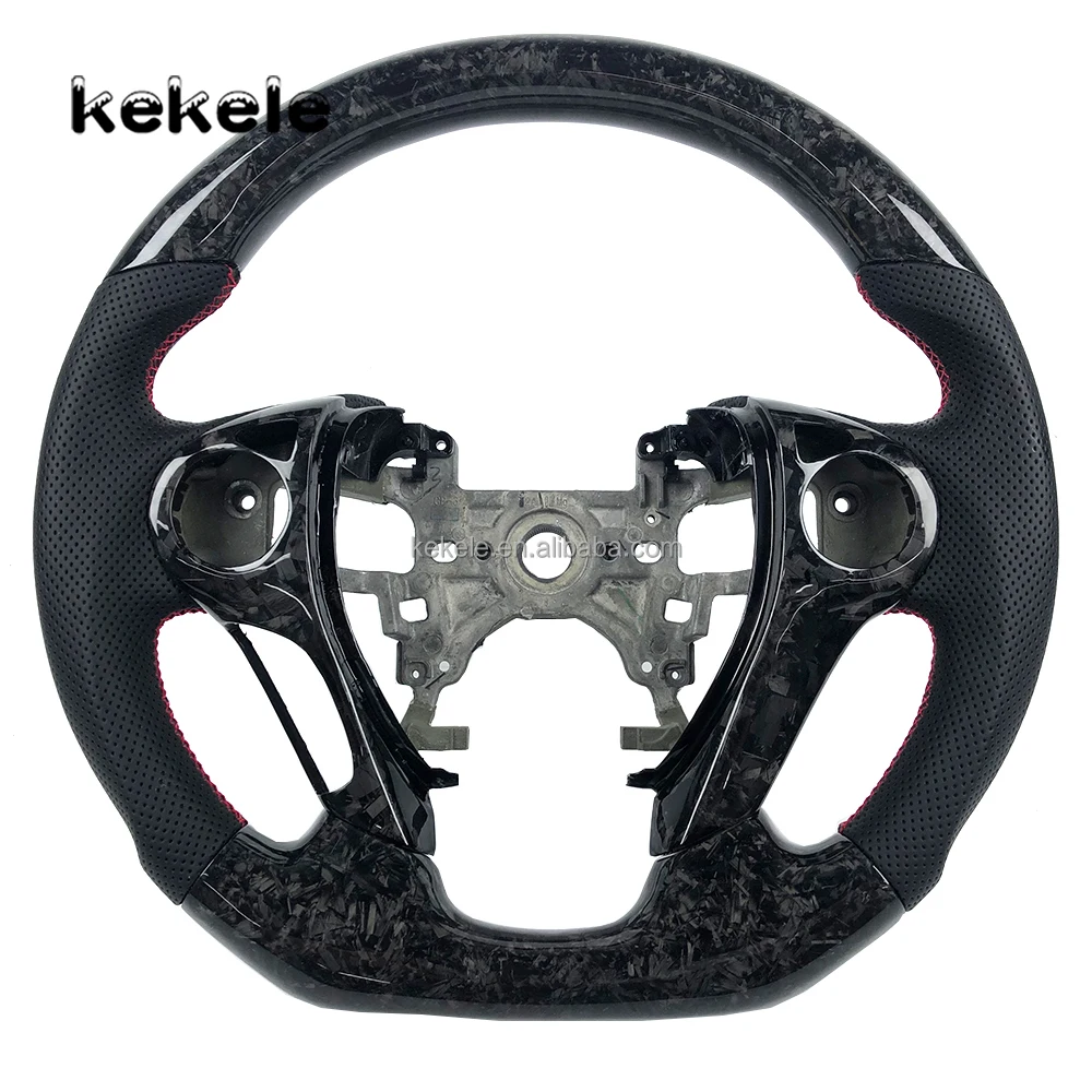 Forged Carbon Fiber Steering Wheel for Honda Accord 9th Gen Odyssey 2013 -2017 Custom Car Interior Accessories