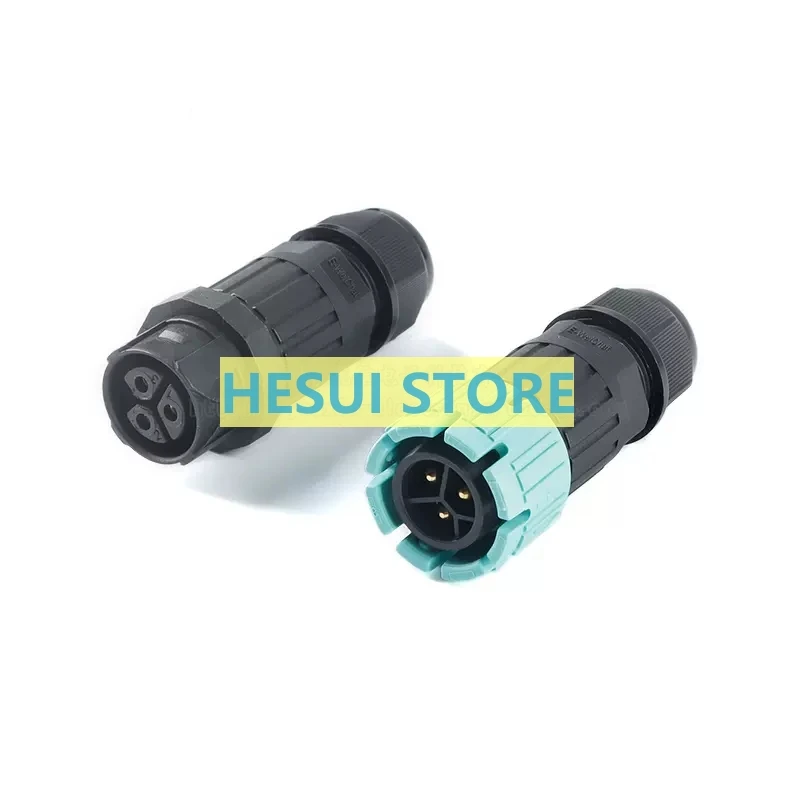 EW-M19 2P3P IP68 Waterproof connector Docking cable connector Outdoor rain proof