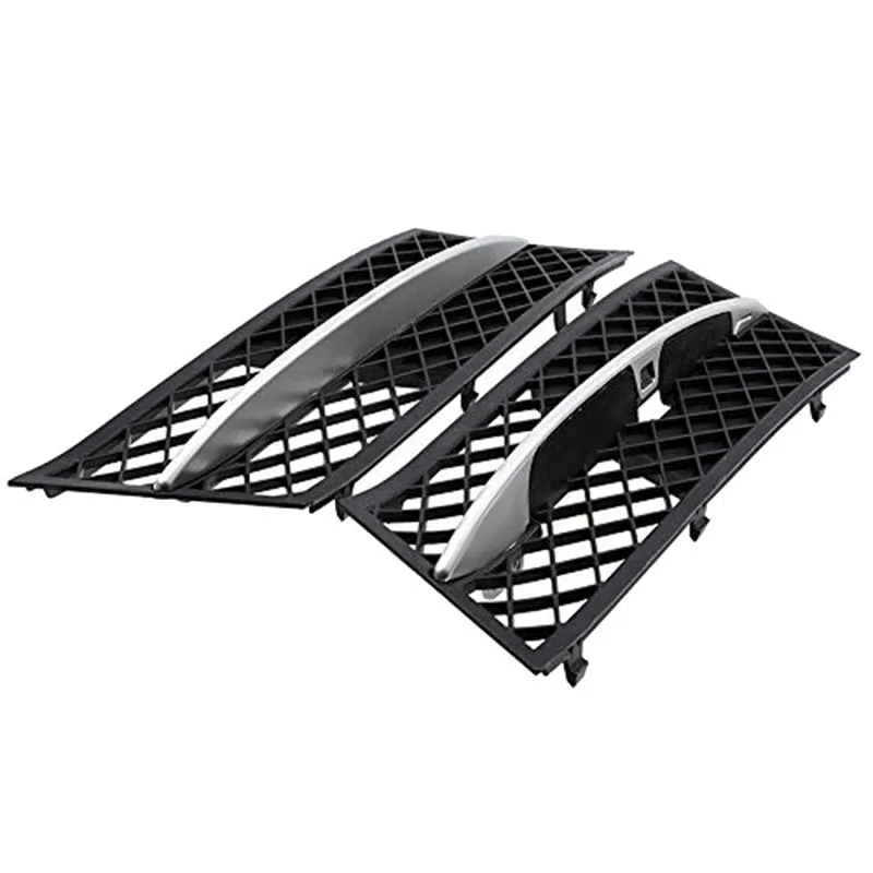 2 Stück Auto vorne unten Stoßstange Grill Kühlergrill Nebels chein werfer Abdeckung für BMW 5er F10 / F11 Limousine/Wagen 2014-2018