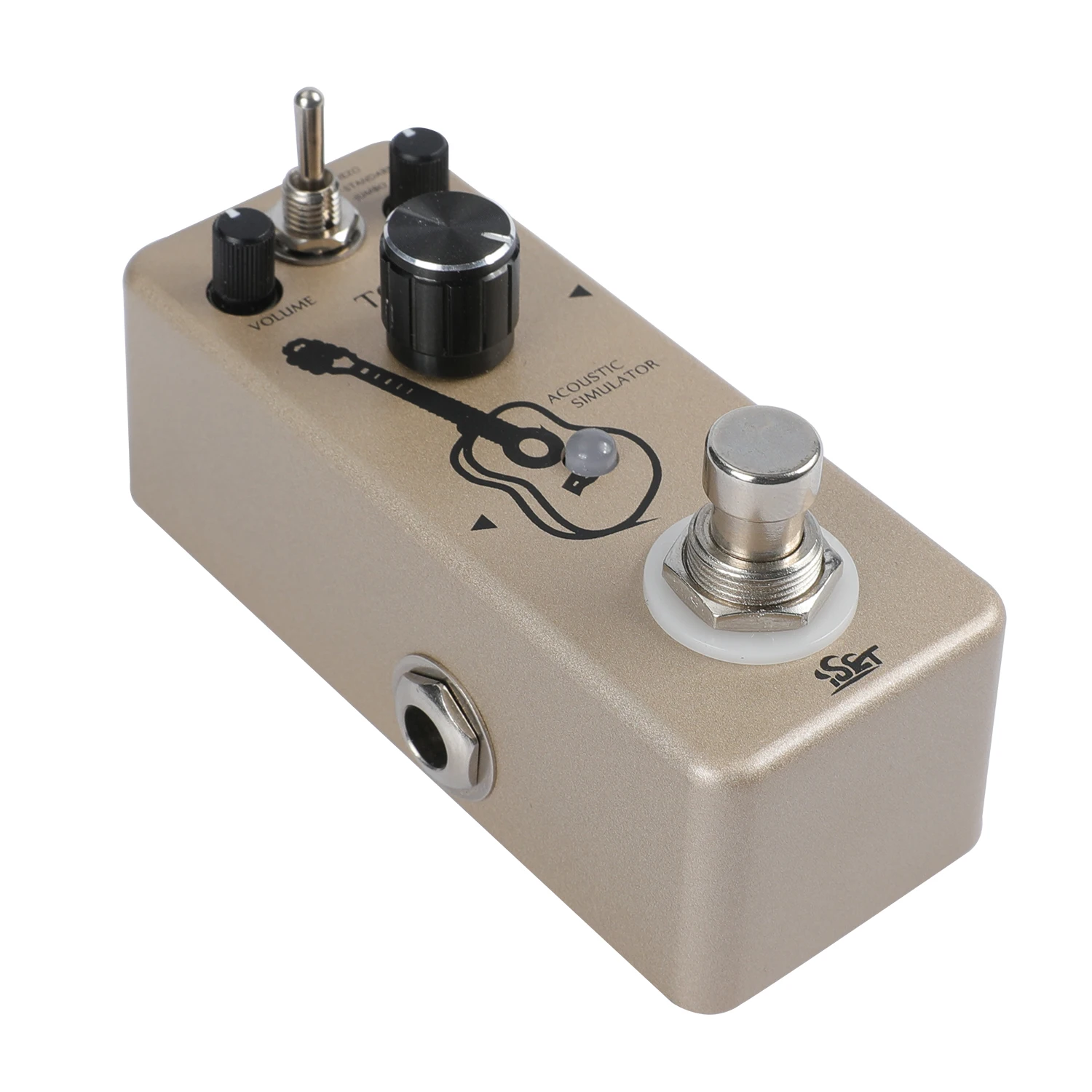 ISET التيار المتناوب مرحلة تأثير الغيتار دواسة التيار المتناوب المرحلة قذيفة معدنية دواسة الصوتية للجيتار الكهربائي باس صحيح تجاوز الغيتار الملحقات #2