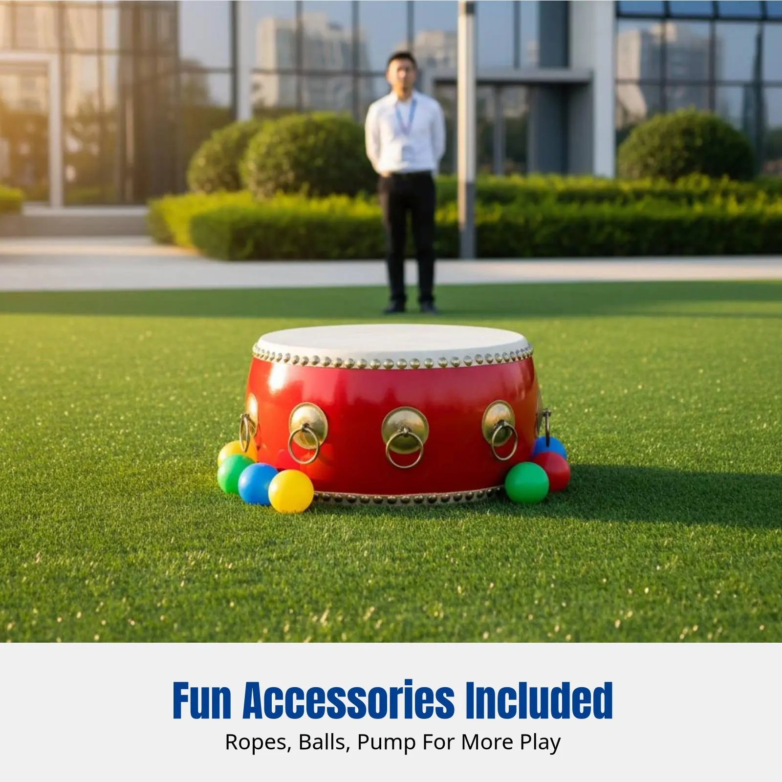 

Кооперативный барабан для тимбилдинга, оборудование для активного отдыха на природе, развлекательный барабан для групповых мероприятий