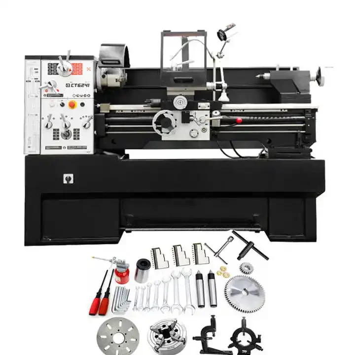 -Alta Precisao Tornos de servicio mediano Para cama de espacio horizontal Tornado manual de metal Torno Maquina Maquina Torno Melhor Preco