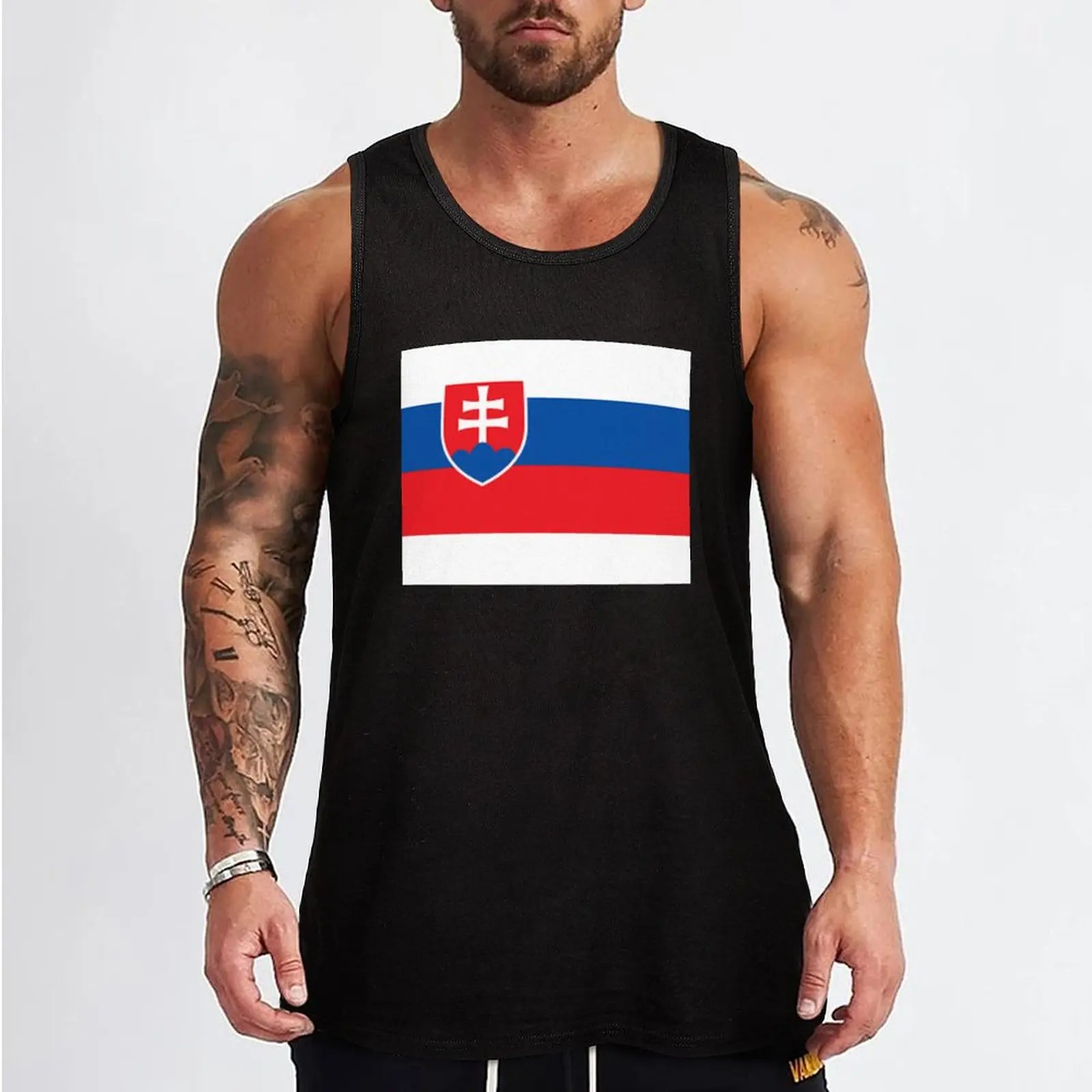 Slovakia Tank Top T-shirt men clothes for men Bodybuilding clothing man T-shirt for fitness