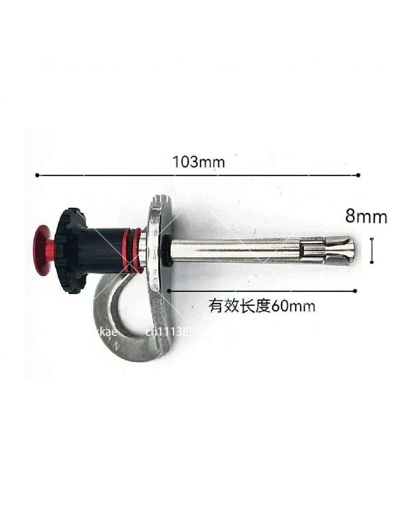 Climbing Anchor Removable Bolt 304 Stainless Steel Rock Nail Hanging Piece Aerial Work Safety Rope Expansion Bolt