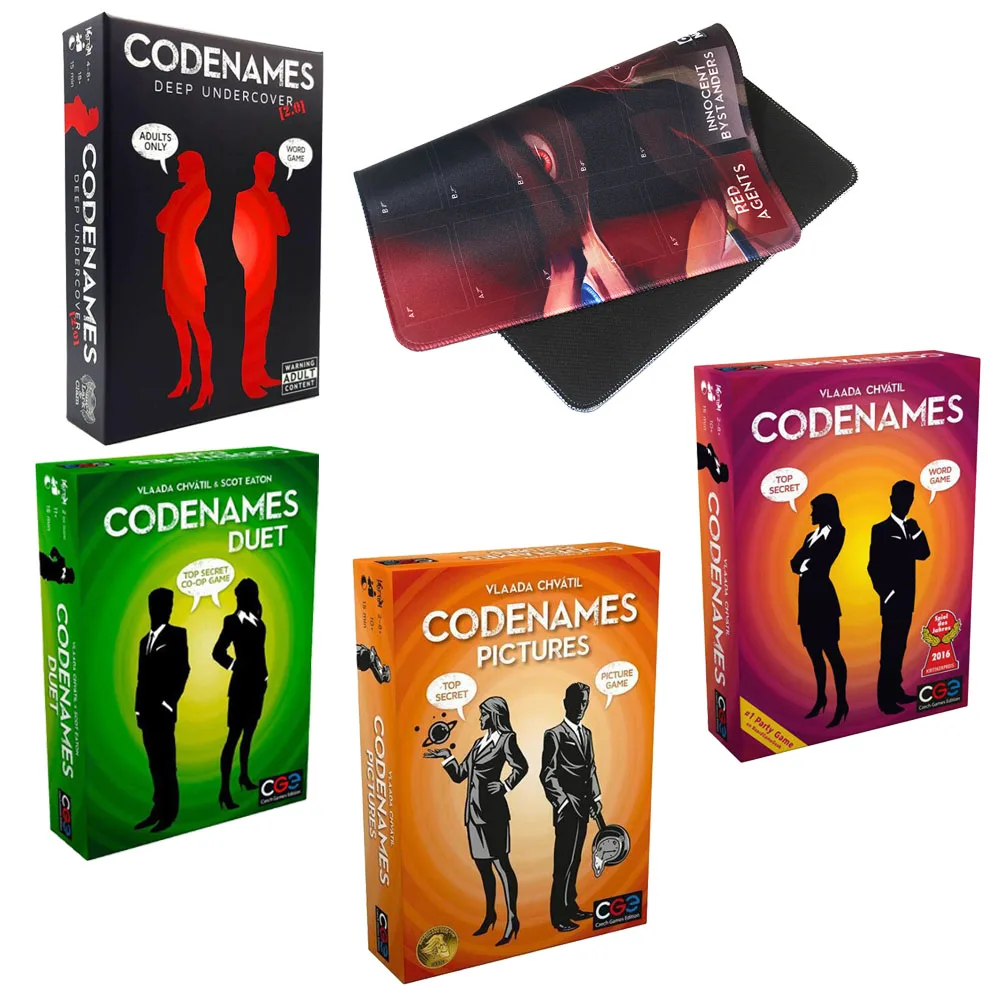 All English codenames board games red green black yellow codenames 2-8 friends Party games card games board games