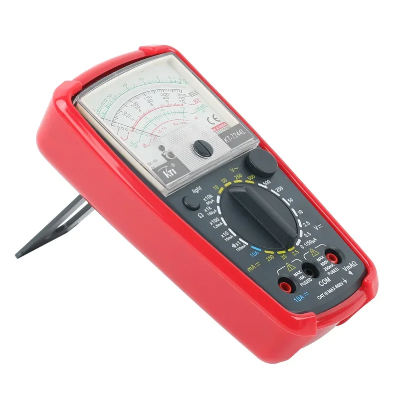 KT8260L1000V Pointer Voltmeter KT7244L Precision 500V Electrician Multimeter 10A  Ammeter 20mO Resistance Meter