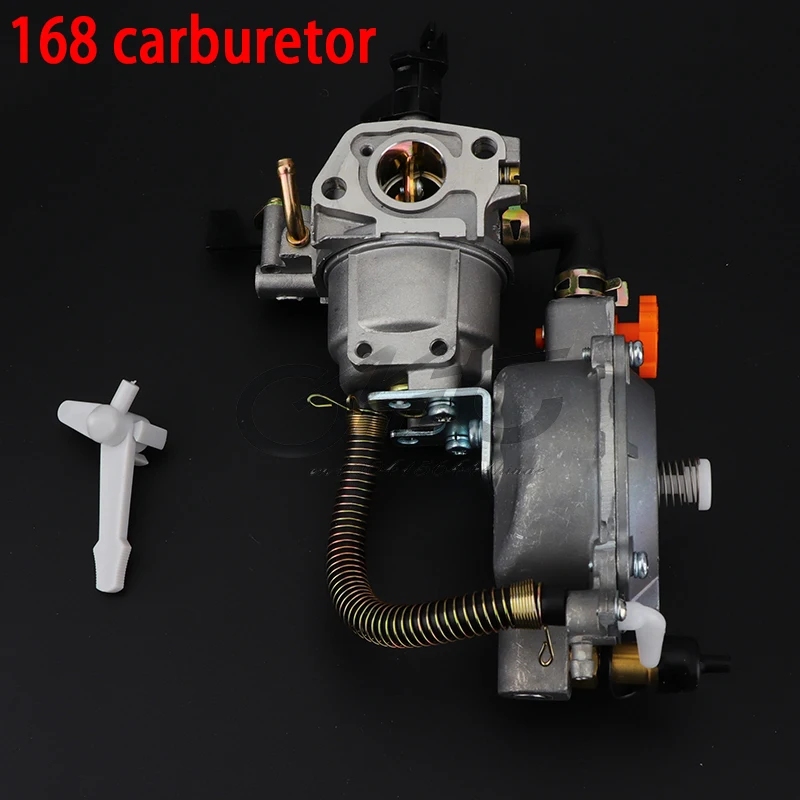 

New 168 Carburetor Dual Fuel for 2KW 3KW 168F 170F Gasoline Engine Generator Carbureto LPG NG Conversion Kit