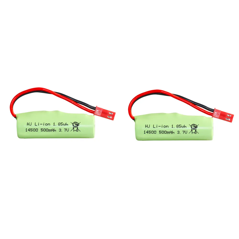 แบตเตอรี่รถบรรทุกบังคับวิทยุ HUINA 1501 770S 3.7v 500mAh / 7.4v 3000mAh / สายชาร์จ สำหรับ : อะไหล่ HUINA 1501 770S ﻿