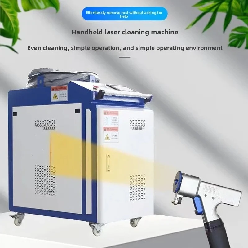 

Handheld Remover 3000W Continuous Fiber Laser Cleaning Machine Portable For Removing Oxide Scale And Rust From Ships