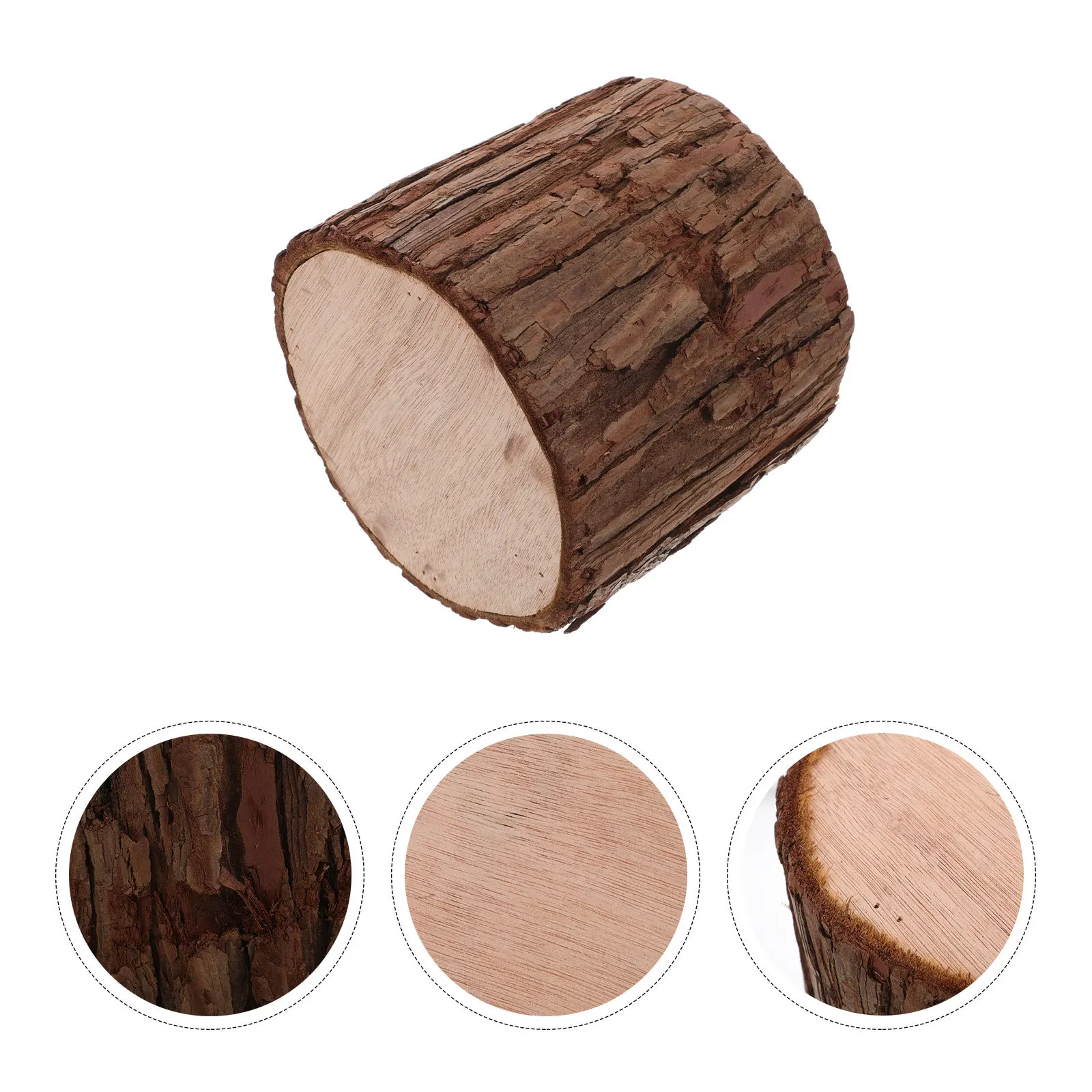 

Wood Stump Decor Realistic Artificial Trees Trunk For Table Centerpiece Rustic Farmhouse Home Wedding Aisle Marker Holder
