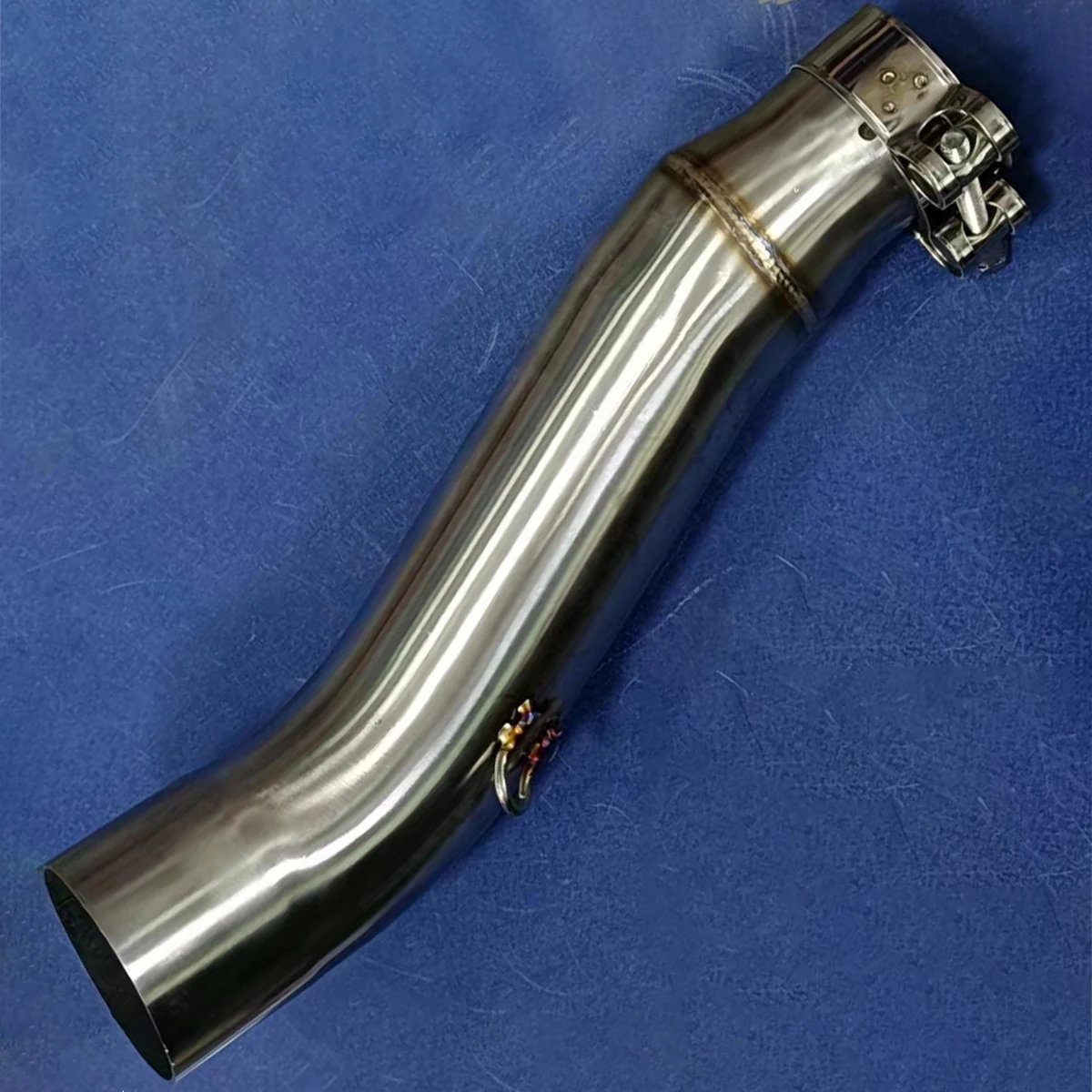 1 Piece Exhaust Pipe Stainless Steel Connection Middle Section Suitable for Motorcycle Honda CB300R Modified Middle Section view 5