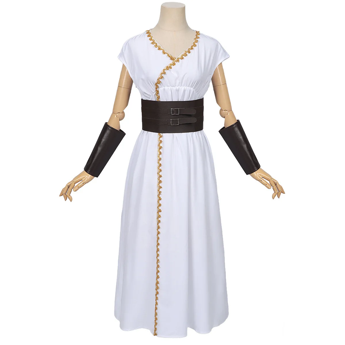 2025 Greek Mythology Inspired Medieval Moon Goddess Cosplay Costume Leaf Crown Ideal Accessories for Halloween Stage Shows