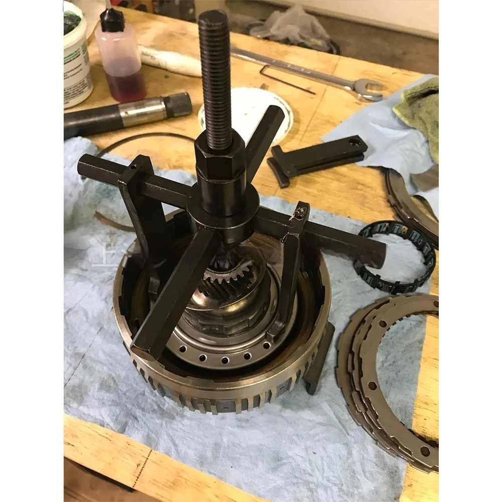 

Car Clutch Piston Ring Removal And Installation Tool 27*15*3cm Chromium Alloy Steel Transmission Rear Clutch Piston Ring Removal