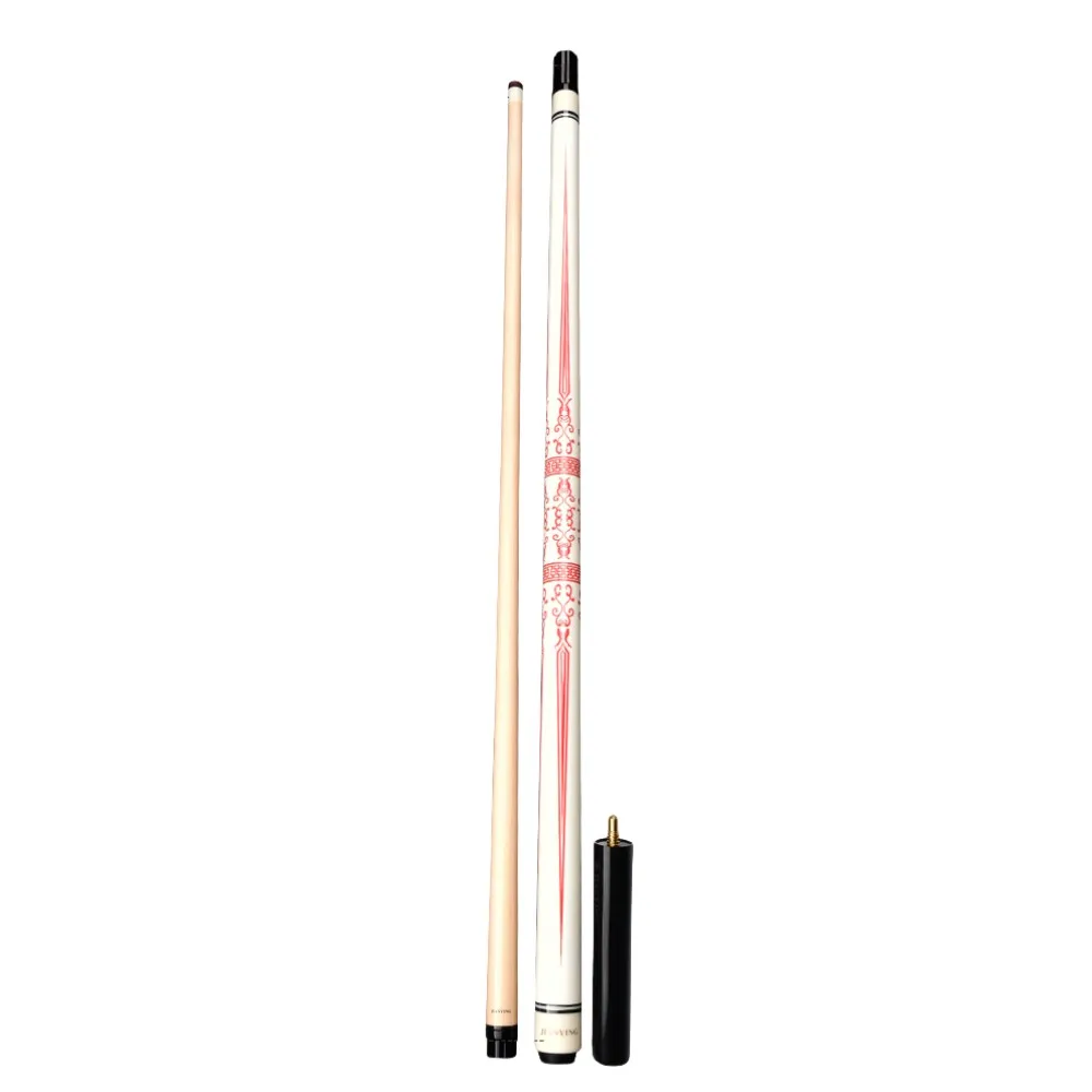 

JiangYIng 58" Pink Flower Lady Girl Billiard Pool Cue Stick 12.5mm + Extender