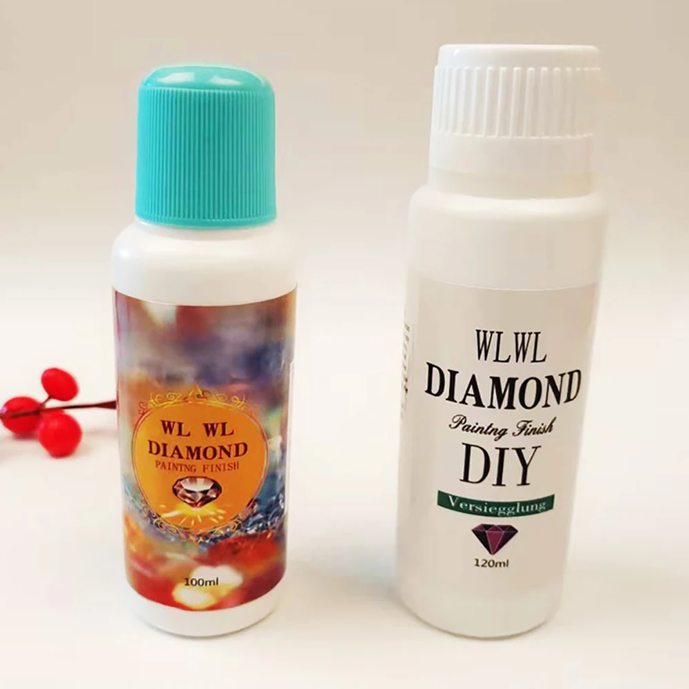 

1PCS Diamond Painting Sealer Glue Kit with Brush-120ml PVA Polyvinyl Alcohol Glue for 5D Diamond Art, Permanent Shine, DIY Craft