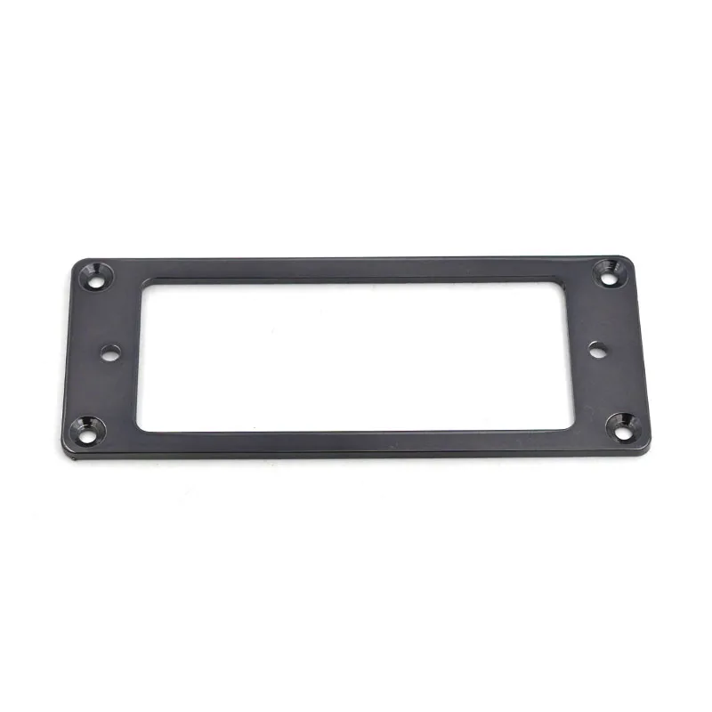 6 قطعة نمط صغير معدن قاعدة مسطحة لاقط هامبوكر الدائري للجيتار الكهربائي تصاعد داخل الإطار 69 مللي متر x 29.2 مللي متر كروم/أسود/ذهبي