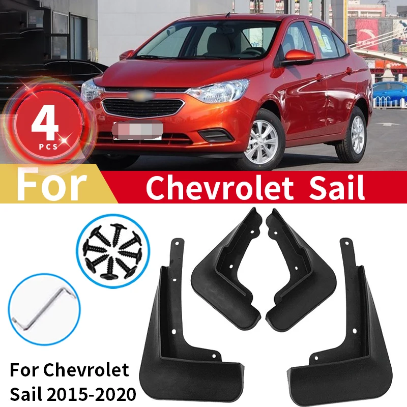 Mudguards For Chevrolet Sail Nuevo Mud Flaps 2015 2016 2017 2018 2019 Saves Covers Guards Fender MudFlaps Front Car Accessories