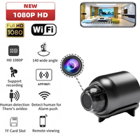 1080P HD X5 Mini WiFi Camera Included Sound Detector for Home Office 140 Degrees Micro Baby Monitor Remote Monitor Camcorders