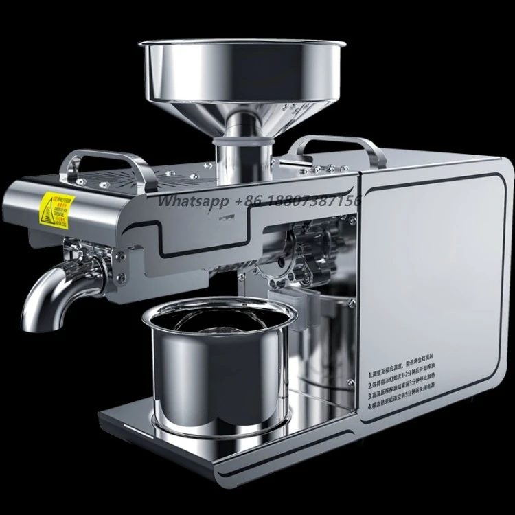 

Stainless Steel Oil Extraction Machine Home Oil Press Machine Groundnut Oil Processing Machine for Small Business