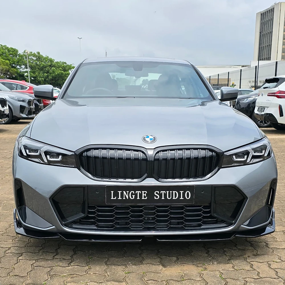 

Front Bumper Diffuser Lip Splitter & Rear Trunk Spoiler Body Kit For BMW 3 Series G20 Facelift 320i 330i M340i M Sport 2022-2024