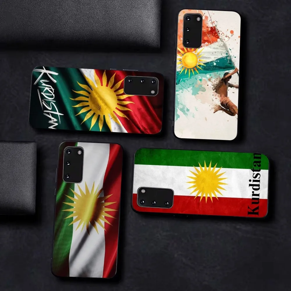 K-Kurdistan Flag Phone Case For Samsung S 9 10 20 21 22 23 30 23 24 Plus Lite Ultra FE S10lite Fundas