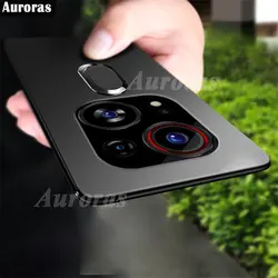 Auroras Case For Tecno Phantom X2 Thin Soft With Magnetic Attraction Ring Back Matte For Tecno Phantom X2 Pro Cover Case