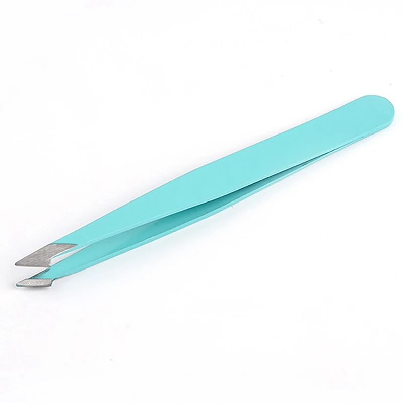 8 Pcs Colorful Hair Eyebrow Tweezers Stainless Steel Precision Tweezers Fine Hairs Puller Makeup Beauty Tool