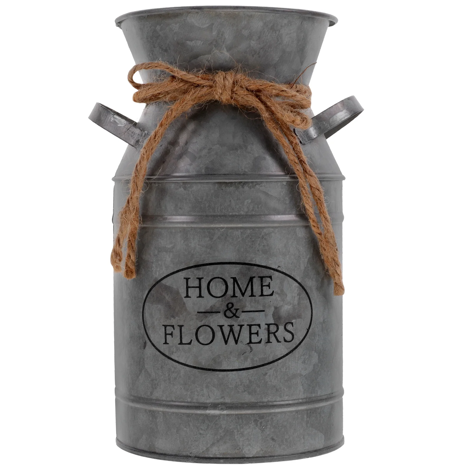 

Vintage Flower Bucket Metal Planter For Dried Flowers Farmhouse Decor Iron Floral Vase Rustic Pitcher Pot