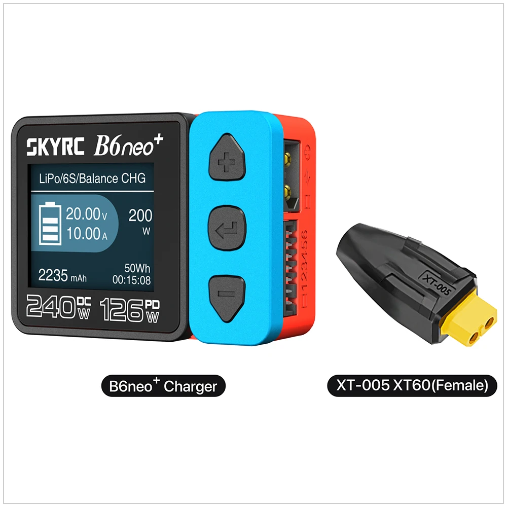 SKYRC B6neo/B6neo + LiPo Batterij Smart Balans Lader DC 200 W PD 80 W Ingang voor RC Model auto Schip Boot Vliegtuig - afbeelding 1