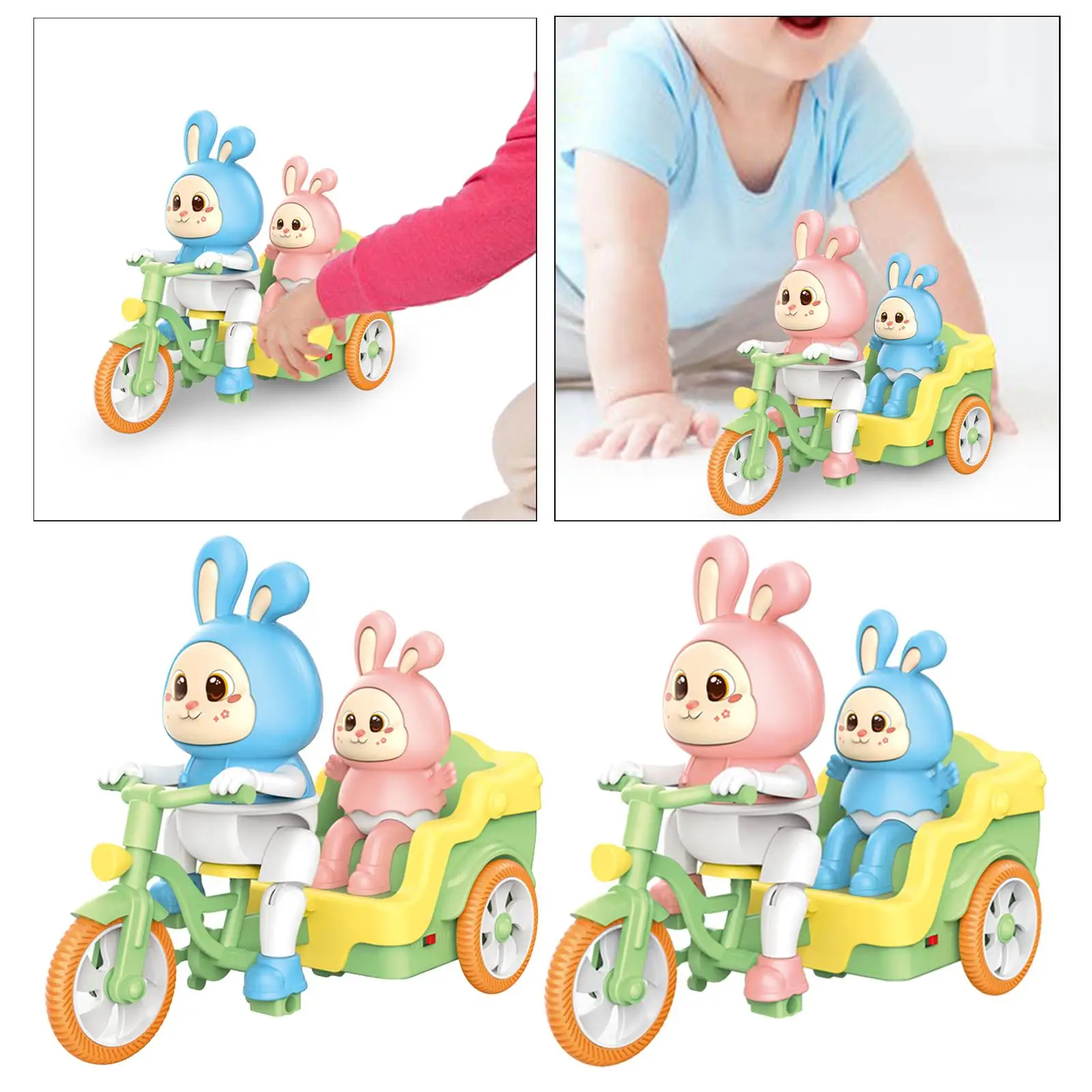 Cute Electric Tricycle Toy Educational for Age 3 4 5 6 Boys Preschool