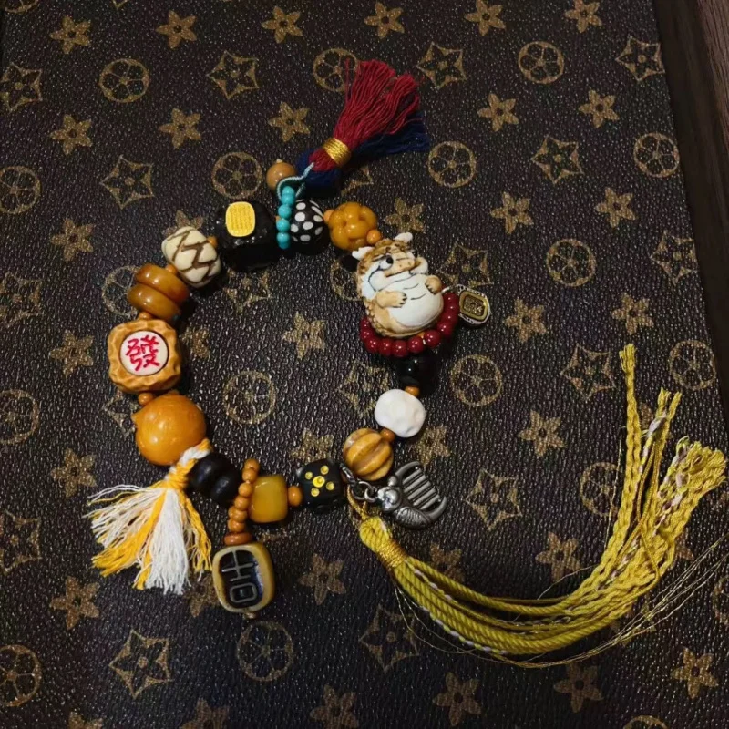 

Браслет ручной работы с несколькими драгоценными камнями и рогами оленя, модные ювелирные аксессуары