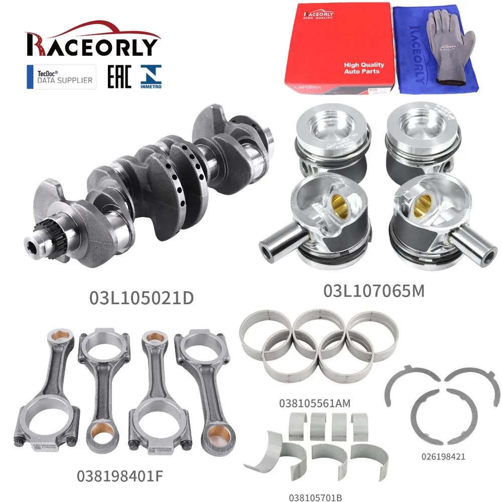 

RACEORLY Crankshaft Kit For VW Amarok CDBA CDCA CNFA CNEA CNFB 03L105021D