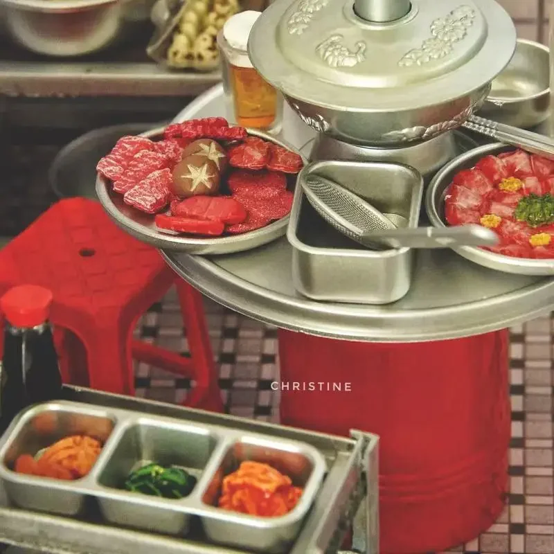 1 ensemble boîte de rangement de cuisine vaisselle décor 1/6 maison de poupée Mini boîte de conservation fraîche boîte à déjeuner modèle Miniature préparation de légumes