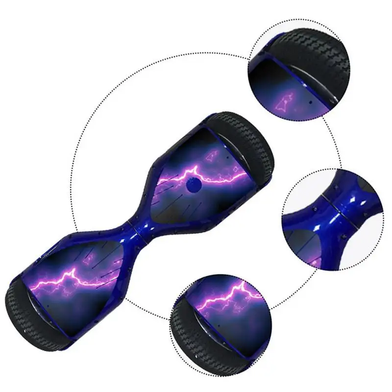 6.5 Inch Electric Scooter Sticker Hoverboard Gyro Scooter Skateboard Sticker Two Wheel Balance Board Hover Scooter