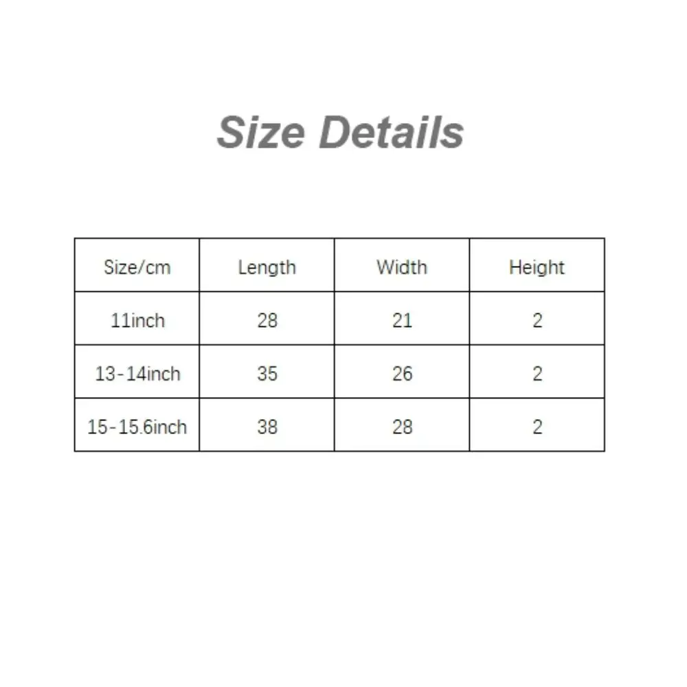 Fashion Shockproof Laptop Sleeve Case Cartoon Handheld Laptop Bag Ultra Thin Portable Notebook Cover Tarvel