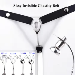 New Sissy Invisible Chastity Belt Cock Cage Adult Games Panty Male Mimic Female Lightweight Strapon Penis Clip Sexy Toys 성임용품 남성