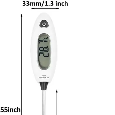 GM1311 Digital Food Thermometer Stainless Steel Probe For Instant Read LCD Display For Kitchen Cooking Meat Oil Water BBQ Testin