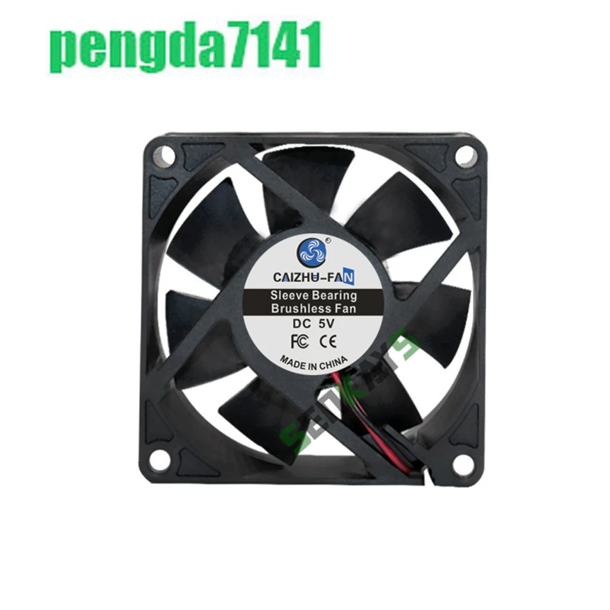 Ventilador de refrigeración para CPU, dispositivo de 2 pines, DC 5V, 12V, 24V, 70MM, 70x70x25MM, 7025