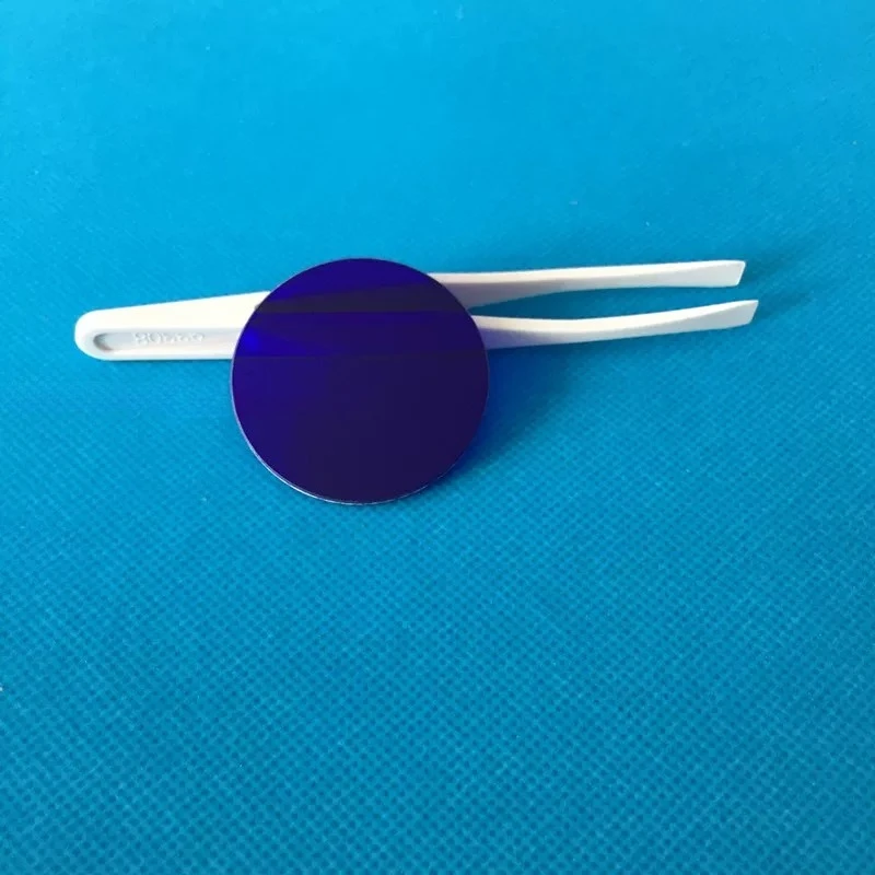 1PCS12-75mm Lenses Protective Glass Window for Flame Observation QB3 Blue Optical Filter Lens