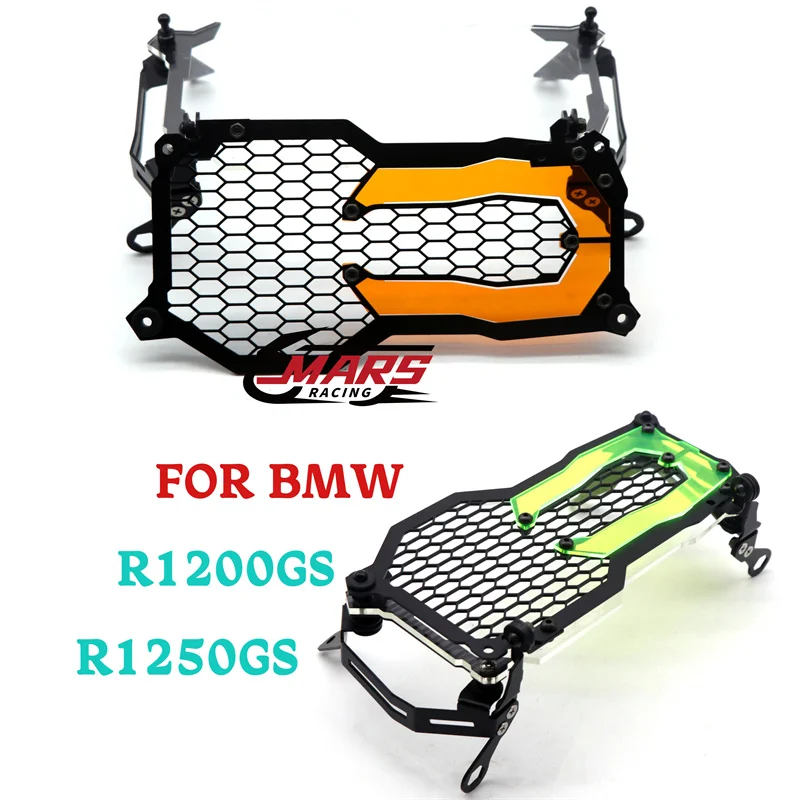 

Подходит для BMW R1200GS/ADV LC 2014-2020 R1250GS/ADV 2018-2020, съемная защита фар мотоцикла переменного цвета
