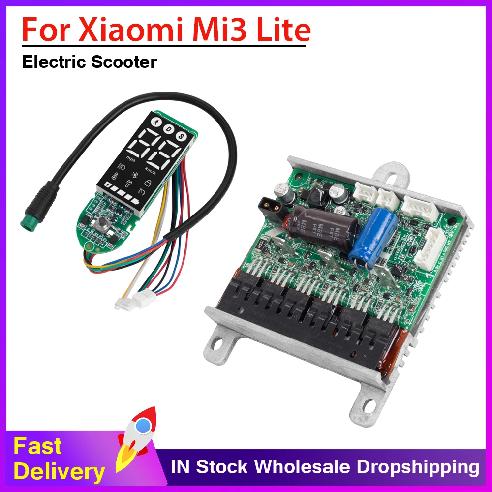 

Replacement Repair Parts Controller for Xiaomi 3 lite Electric Scooter Motherboard With Dashboard Circuit Board Display Kit Part