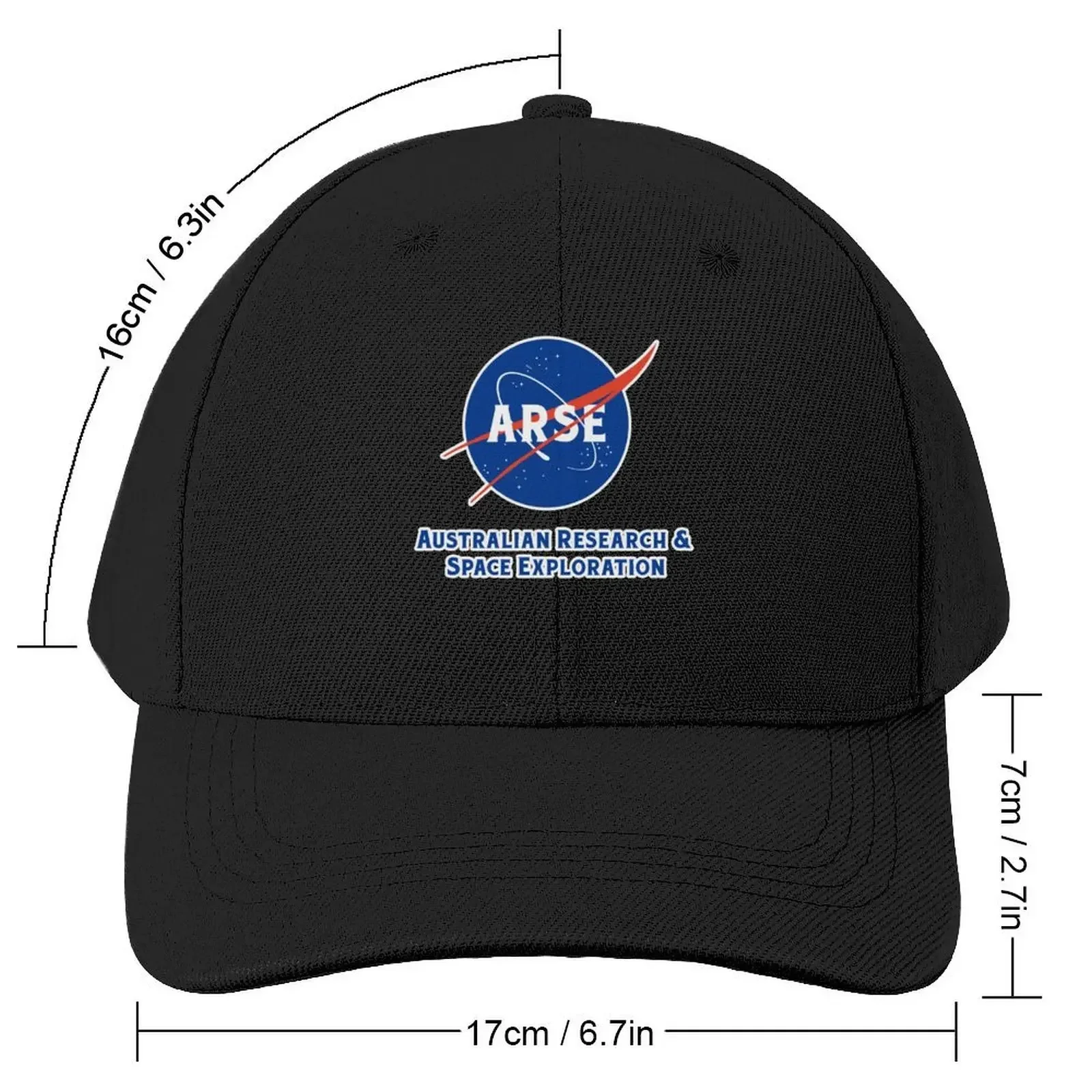 Australian Research &Space Exploration Baseball Cap Trucker Cap Kids Hat Fashion Beach Luxury Woman Men's