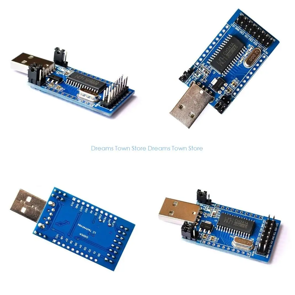 

HX6A CH341A USB to UART IIC ISP USB-порт Модули преобразователя параллельного порта Адаптер EPP Замена параллельного